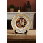 Vintage 1973 Avon Betsy Ross Plate Enoch Wedgwood England Gold Trim 9"