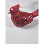 Cardinal Bird Salt Pepper Shakers Nest Set Ceramic Vintage