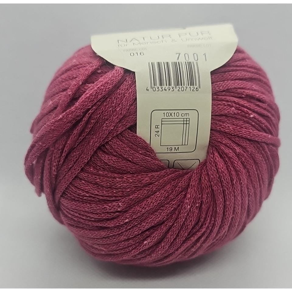 Lana Grossa Linissimo Cotton Linen Yarn Pink 50g Linea Pura