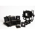 Calumet 4x5 Monorail View Camera w Film Holders & Lens Board