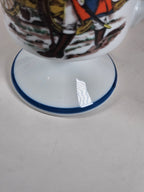 VTG Colonial Fred Roberts Co Footed Coffee Mug — American Revolutionary War