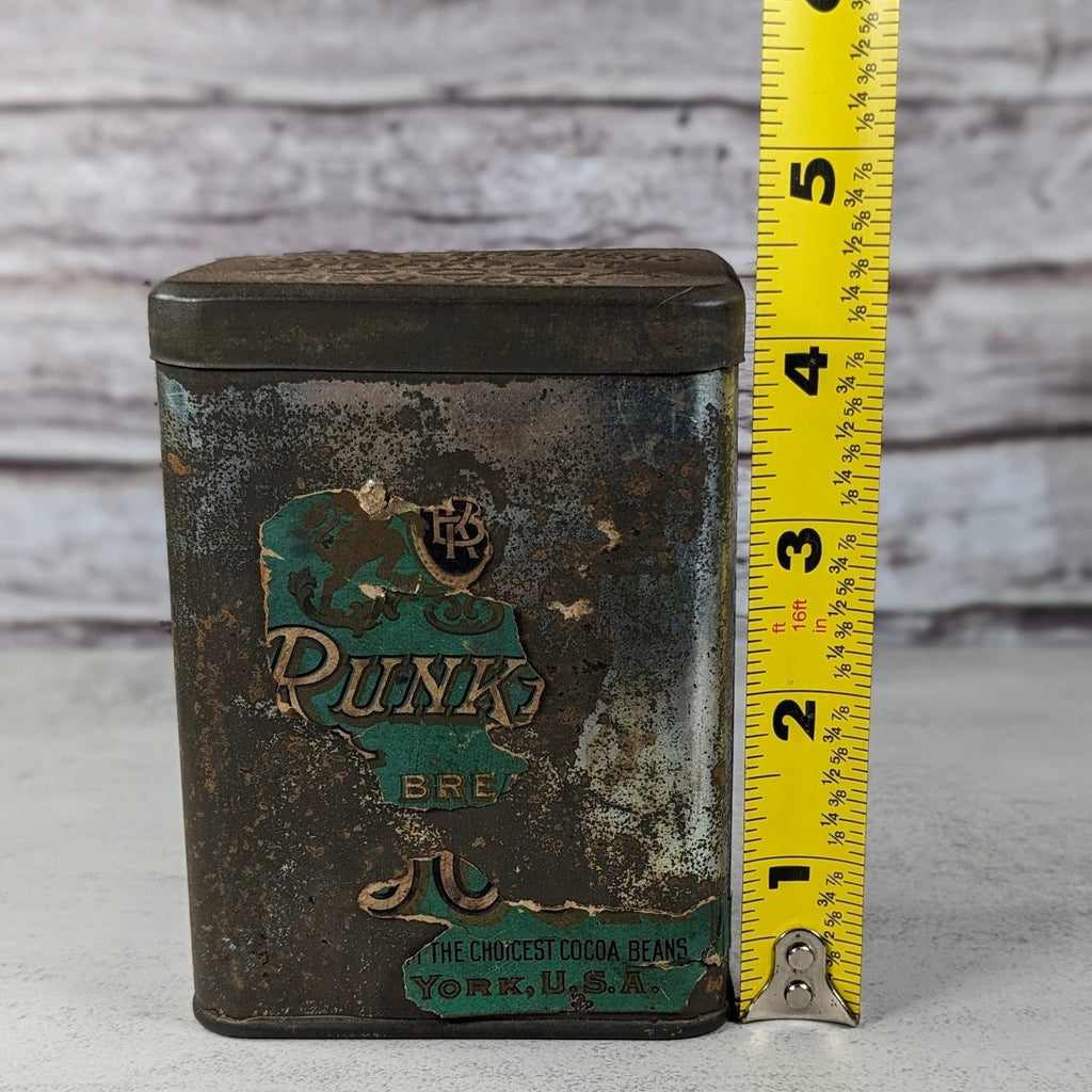 Antique Runkel Brothers Breakfast Cocoa Tin York PA