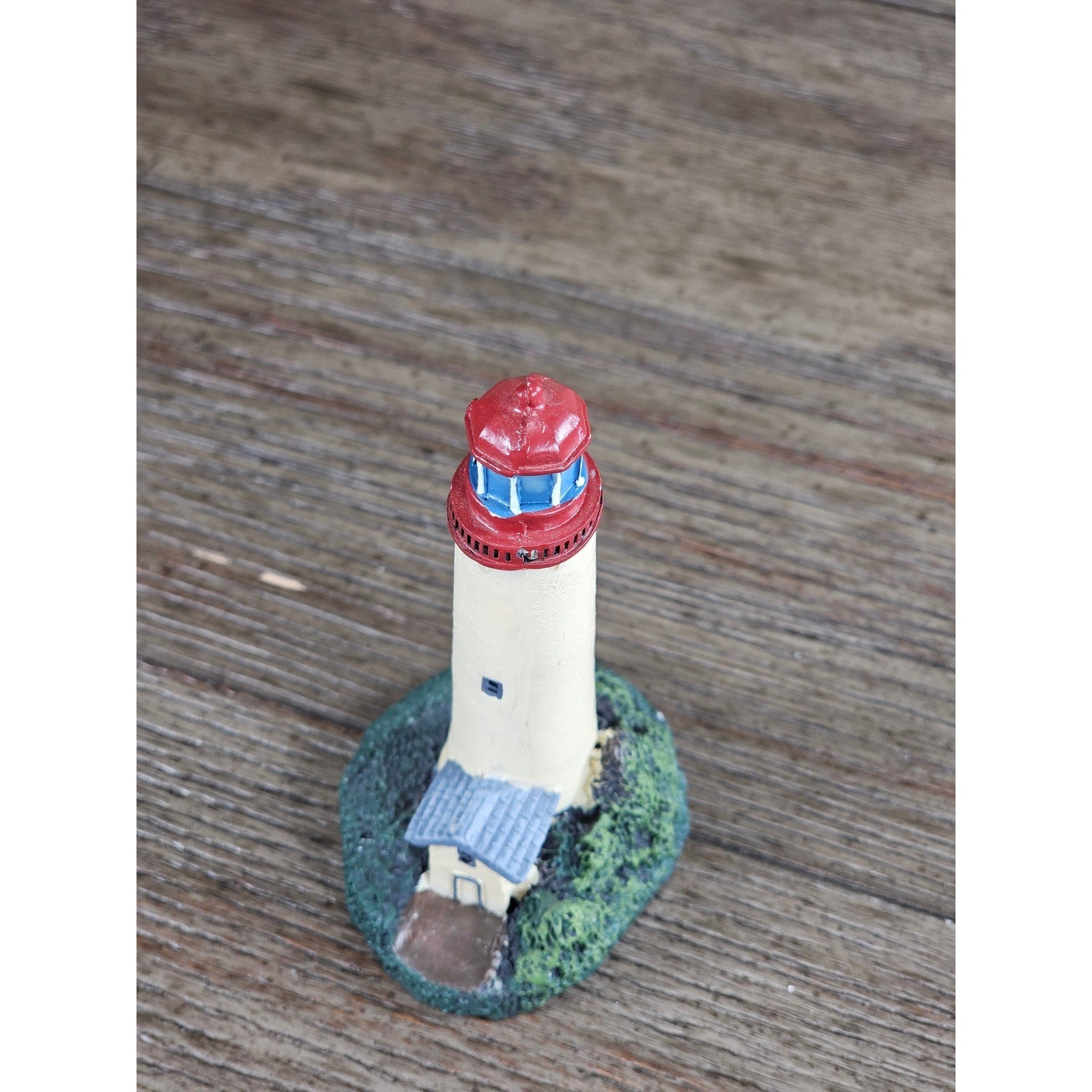 Mini Resin Lighthouse Figurine Coastal Nautical Decor Small Lighthouse