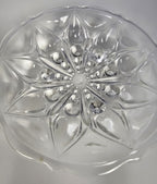 Set of 2 Anchor Hocking Footed Teardrop  Dot #920 Bowl 1960s