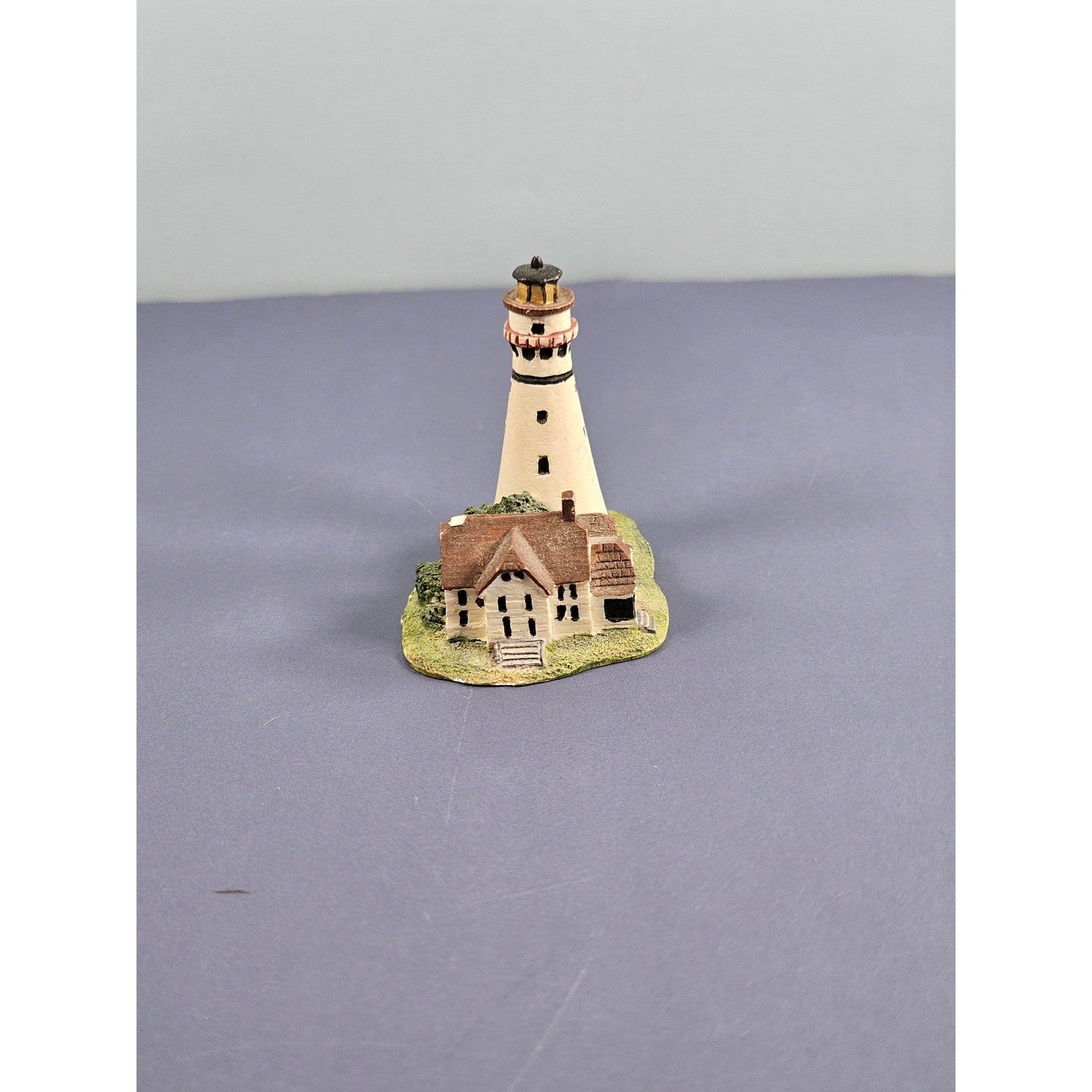 Vintage Grosse Point Lighthouse Thimble Miniature Lighthouse Souvenir