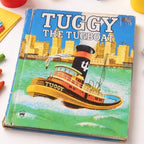 Tuggy the Tugboat 1975 Library Ed Wonder Books HC Used