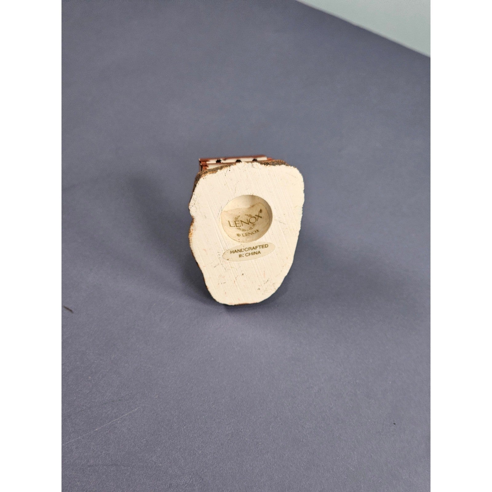 Vintage Lenox Tillamook Rock Lighthouse Thimble Miniature Coastal Decor Chipped