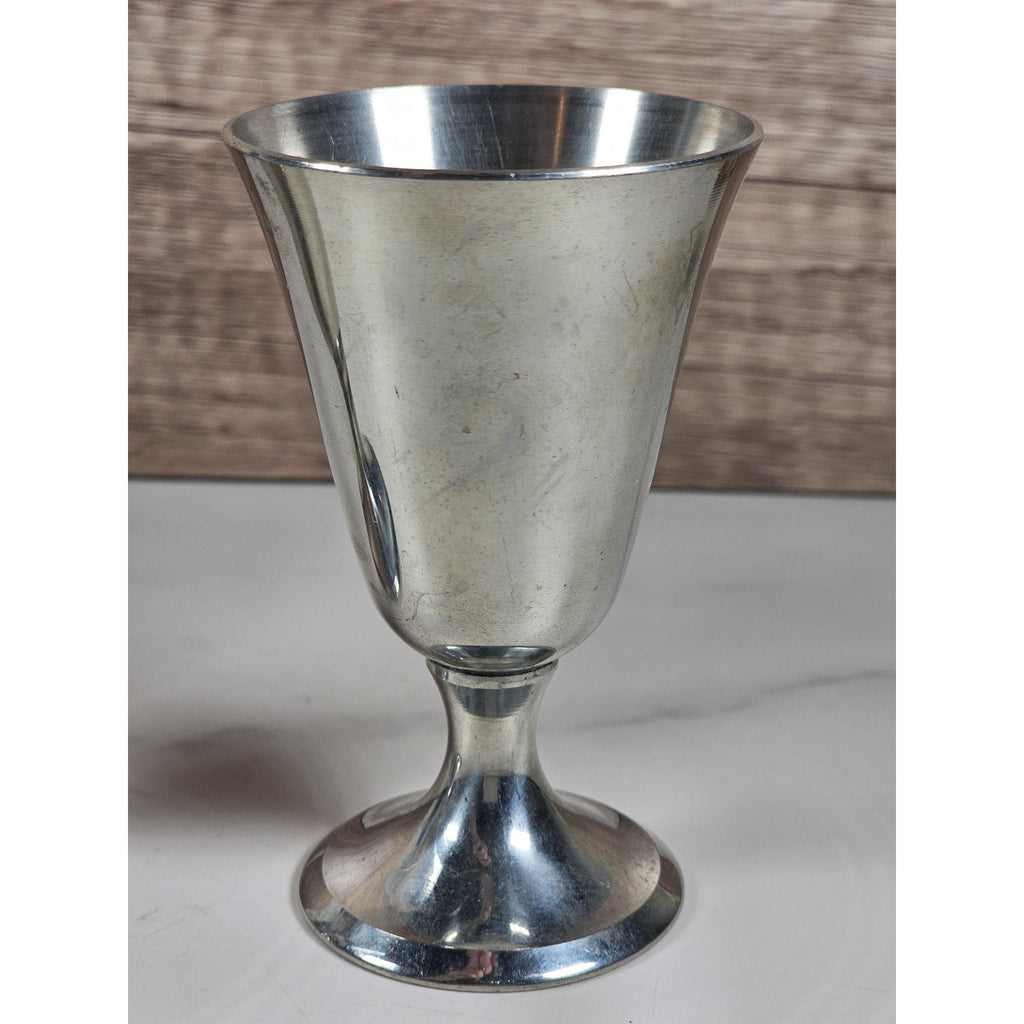 Kirk Stieff Pewter P105 Goblets Set of 2 Vintage Pewter Cups