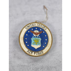 Vintage United States Air Force Ornament 1947 Seal Gold Tone