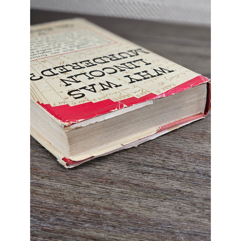 1937 First Edition Why Was Lincoln Murdered Otto Eisenschiml