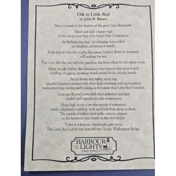 Harbour Lights Jeffreys Hook Lighthouse 1997 w/ COA