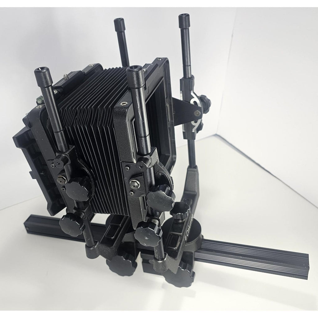 Calumet 4x5 Monorail View Camera w Film Holders & Lens Board