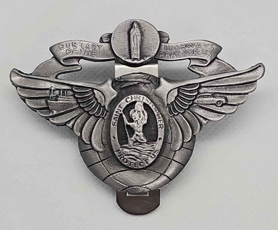 Singer Co. St. Christopher Auto Visor Clip