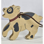 Lizzie High The Little Ones Wagon Dog Set Fourth of July Vintage