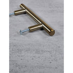 Vintage Brass Cabinet Pull Center Modern Drawer Handle