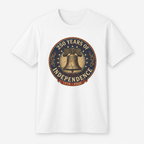 250 Years of Independence Shirt 1776 2026 Liberty Bell Patriotic Tee