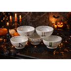Set Of 5 Rae Dunn Witch Legs Halloween Bowls