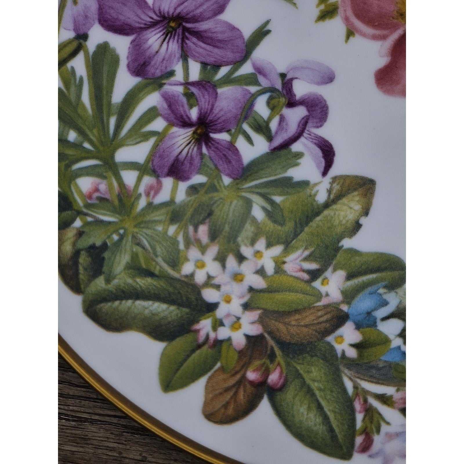 Franklin Mint Cape Cod Wildflowers Plate 1978 Porcelain