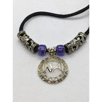 Sterling Silver NA Recovery Pendant Necklace on Cord 16 Inch