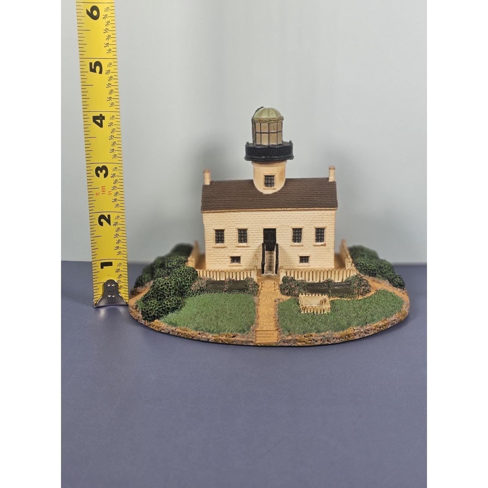 Vintage Danbury Mint Old Point Loma Lighthouse w/ COA