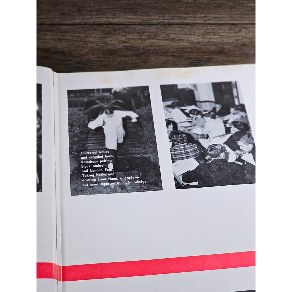 1963 Hanoverian Yearbook Wilmington NC Senior Class Red Hardcover