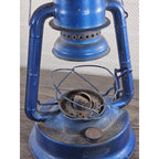 Vintage Dietz No 1 Blizzard Blue Lantern Made in Hong Kong 13.5"
