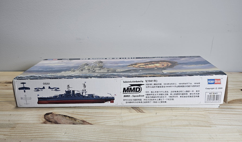 USS Arizona BB-39 1941  1/700 Scale  Unassembled Kit