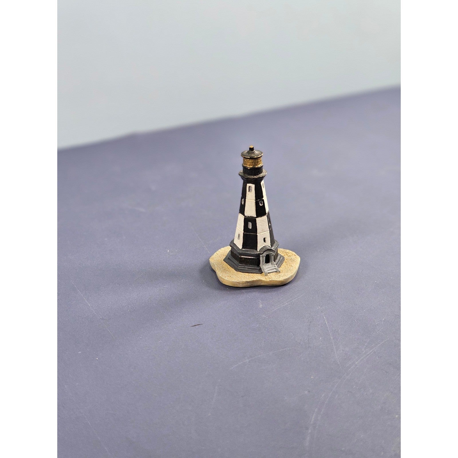 Vintage Cape Henry Lighthouse Thimble Miniature Souvenir 1.5 Inch