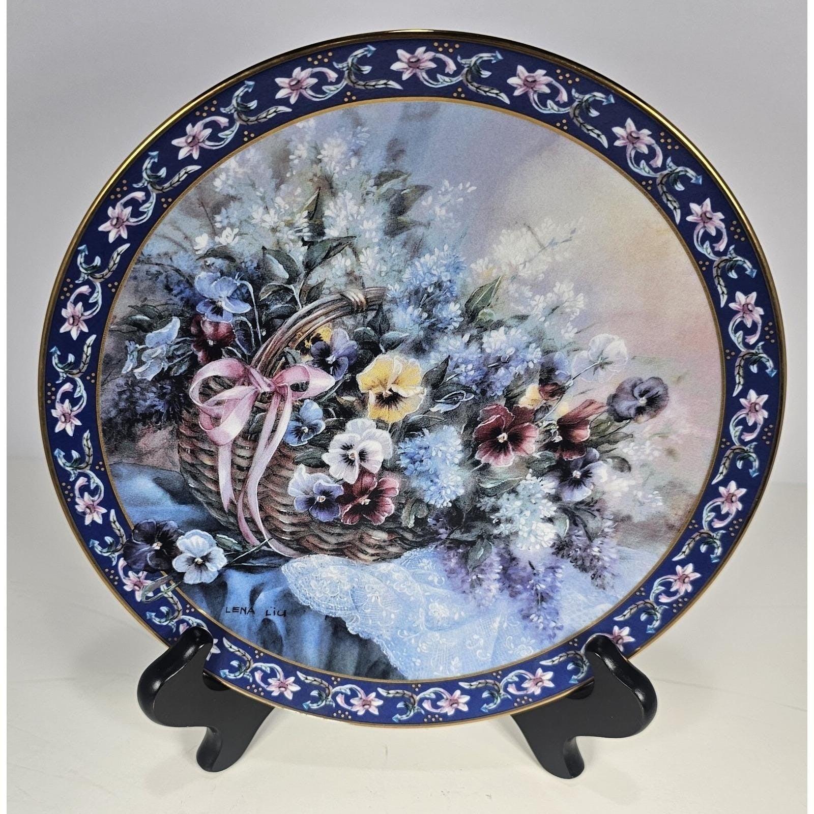 Lena Liu Collector Plate W L George Bradford Exchange China