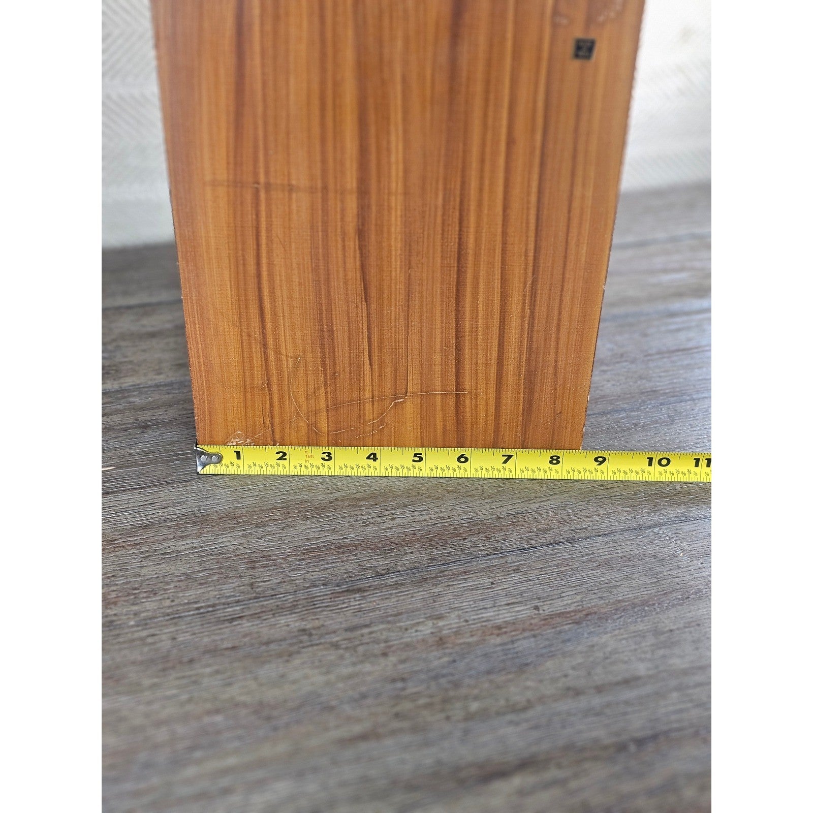 Vintage Wood & Metal Wine Bottle Holder | 3-Bottle Countertop Wine Rack