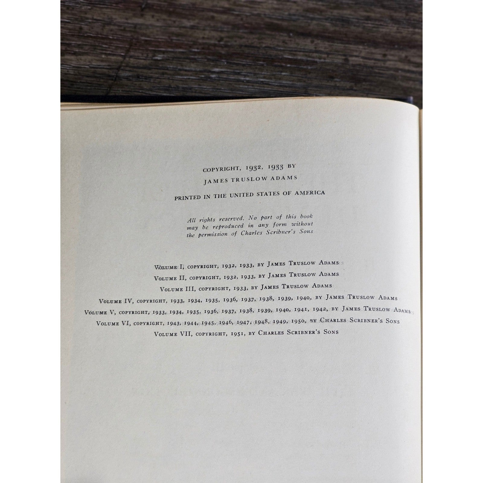 The March of Democracy Civil War Aftermath Vol I 1932 Scribners
