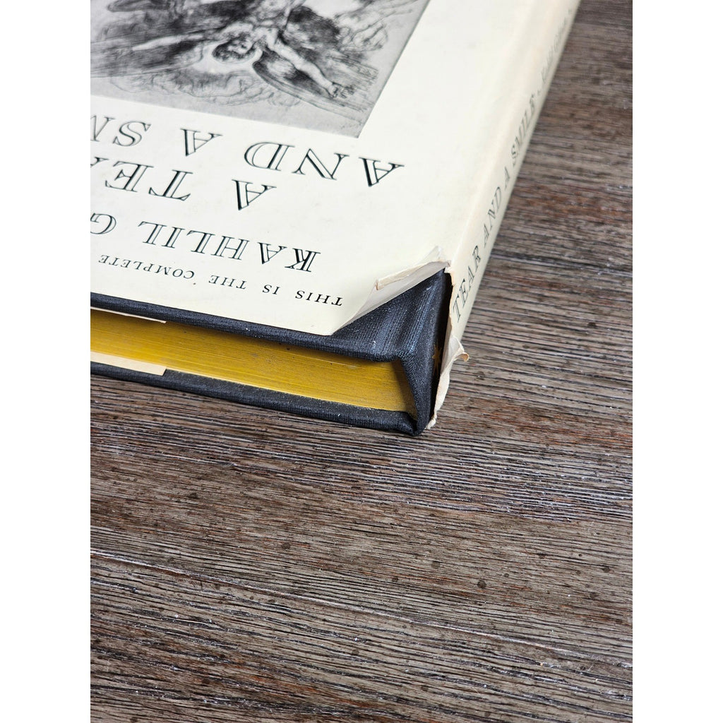 A Tear and a Smile Kahlil Gibran 1969 Knopf HC w Dust Jacket