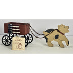 Lizzie High The Little Ones Wagon Dog Set Fourth of July Vintage