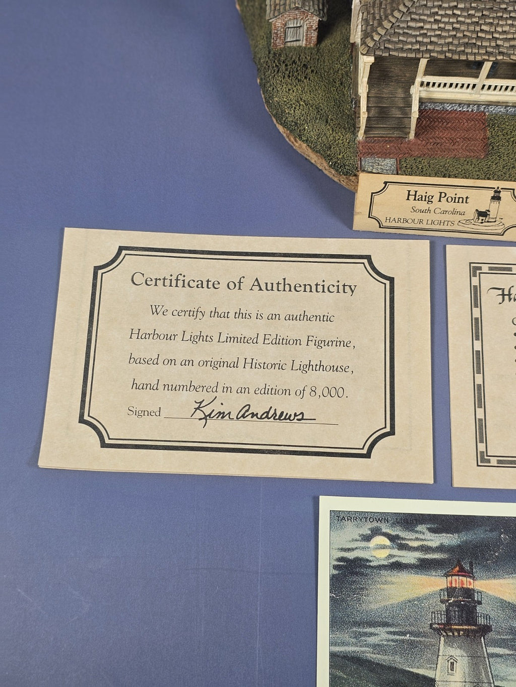 Harbour Lights Haig Point Lighthouse #246 South Carolina Figurine Vintage 2000 W