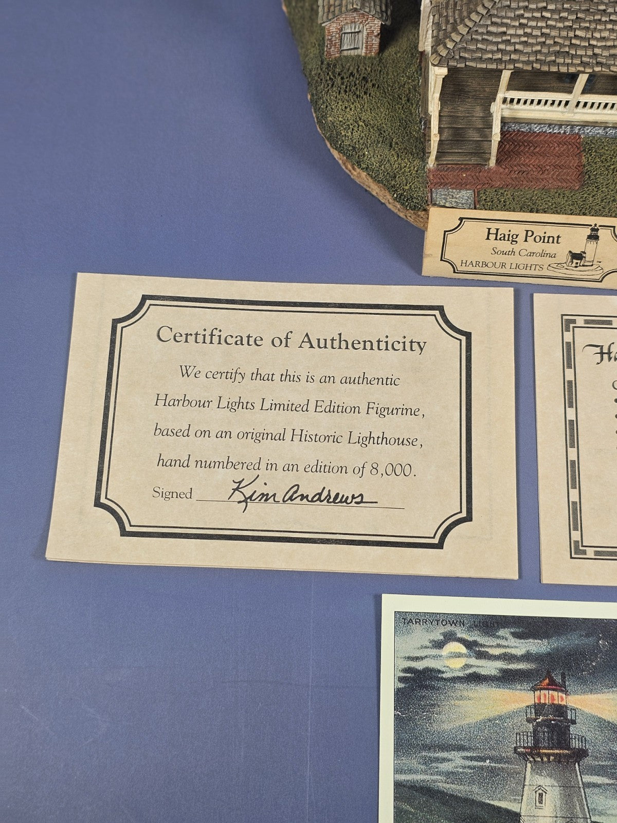 Harbour Lights Haig Point Lighthouse #246 South Carolina Figurine Vintage 2000 W