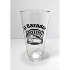 El Cazador Pint Glass Mexican Restaurant Logo 16oz Barware