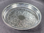 Irvinware Silver Plated Serving Tray 13" Vintage USA