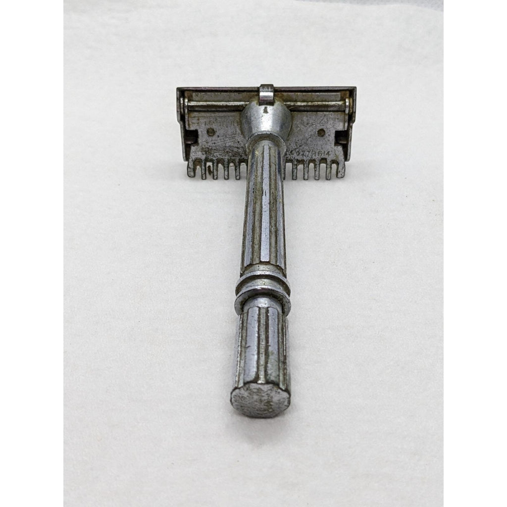 Vintage GEM Micromatic Open Comb Safety Razor USA Single Edge