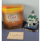 Lefton Bridgeport Harbor Lighthouse Lost Lights w/ Box COA