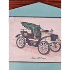 Vintage Fiat 8 HP 1901 Car Plaque | Early Automobile Art | 11.5 x 8