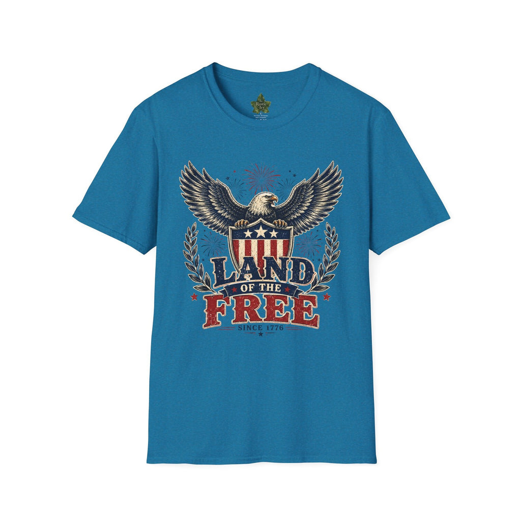 Land of the Free Eagle Shirt, Patriotic 4th of July USA Tee