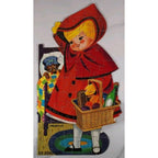 Vintage Little Red Riding Hood Puzzle Harrett Gilmar Tube 50pc