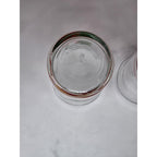 Vintage Libbey Christmas Glasses Set of 2 Holly Berry Poinsettia Holiday