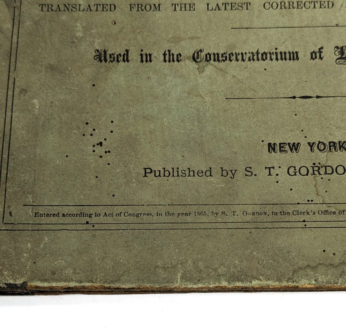Antique 1865 Technical Studies for the Piano-Forté – Rare 19th Century Music