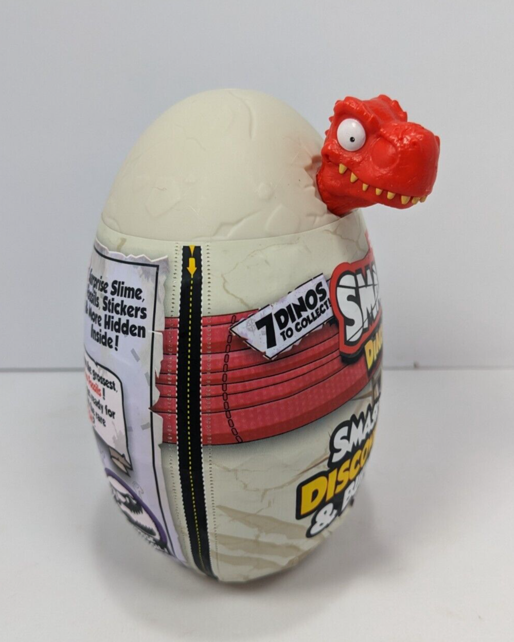 Zuru Smashers Dino Island Mystery Egg w/ Surprise Items-- Red Dino Egg