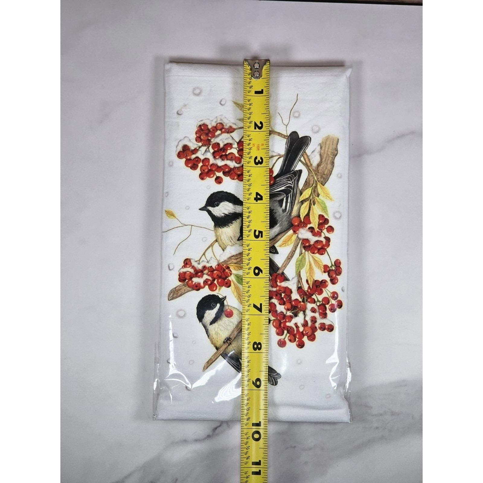 Vintage Mary Lake-Thompson Chickadee Flour Sack Kitchen Towel 30x30