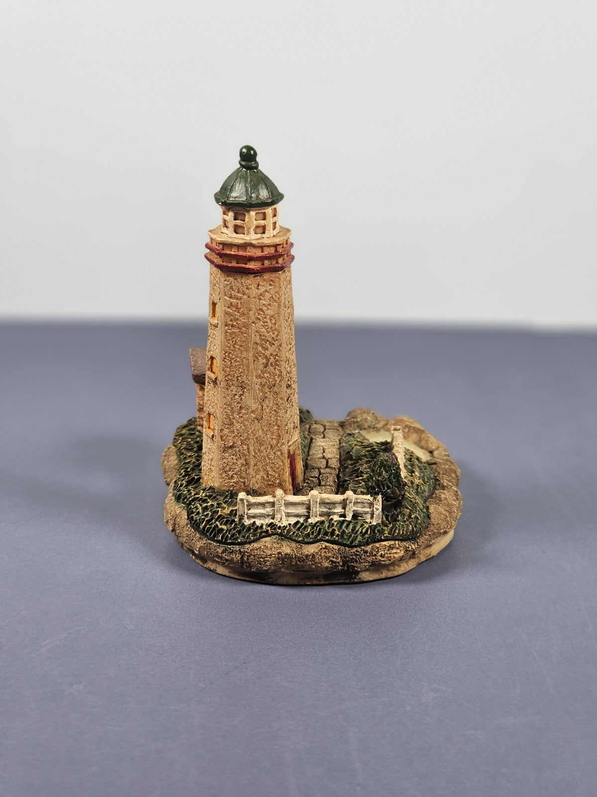 Vintage Ks Collection Lighthouse Figurine Handcrafted Resin Coastal Decor