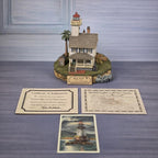 Harbour Lights Haig Point Lighthouse COA Palm Tree Scene