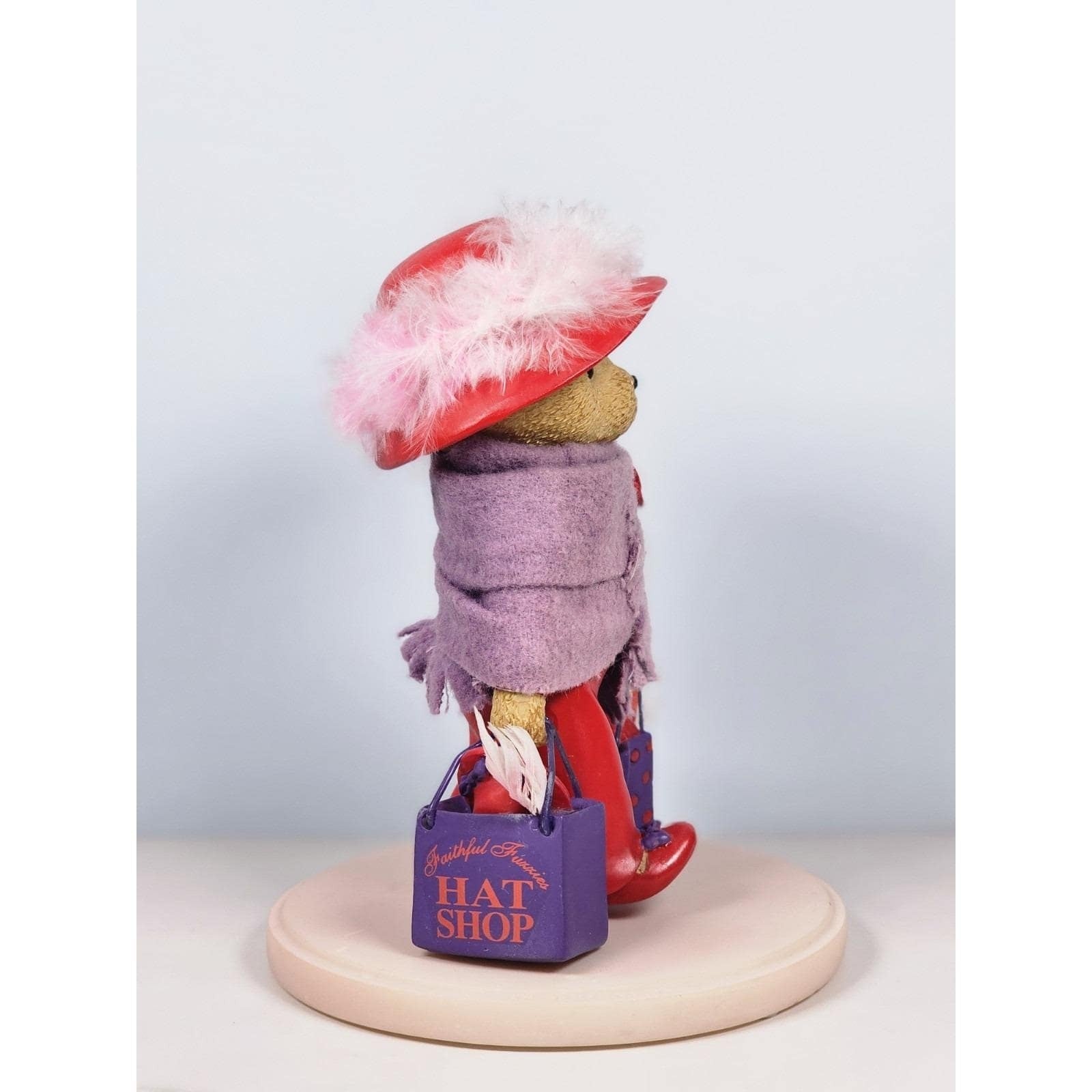 Hamilton Collection Happy Hatters Bear Figurine Limited Edition COA