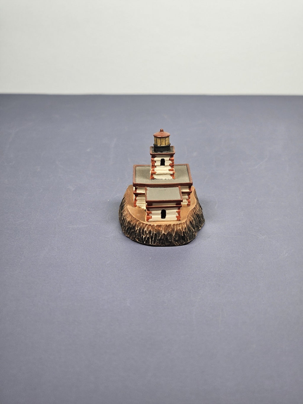 Lenox Miniature Lighthouse Thimble Figurine Tillamook Rock Lighthouse Oregon